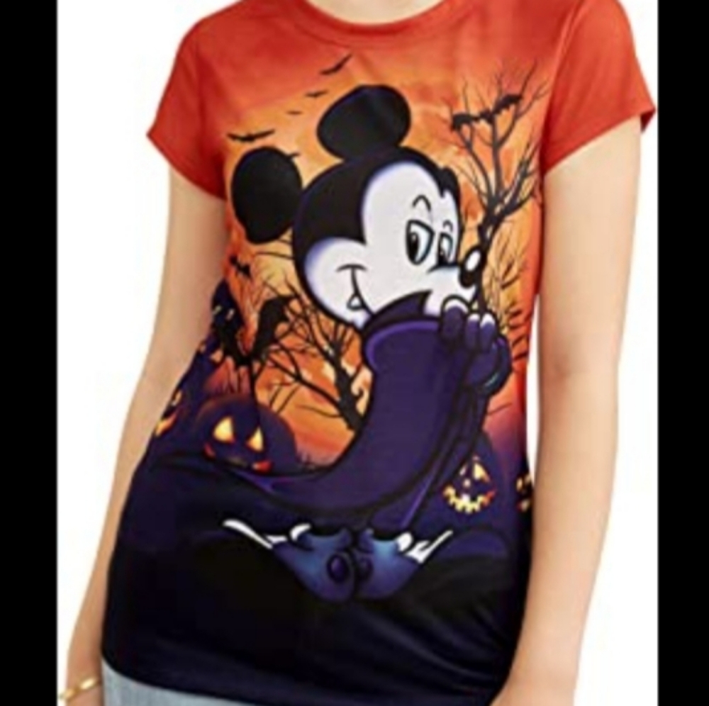 Shirt women Halloween Mickey Mouse